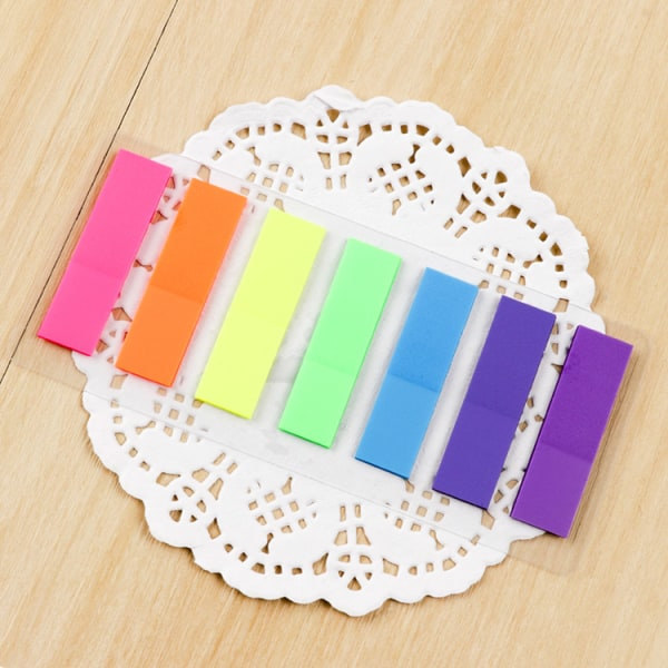 (8 set) Färg Sticky Notes IndexAdhesive Bookmarks, Indexflikar f