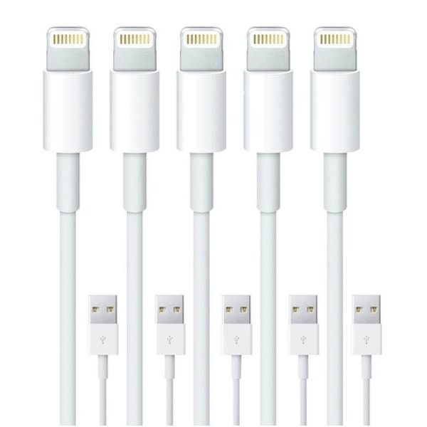 5-Pack 1M -Lightning lastere iPhone Xs/ Max/X/8/7/6/5SE/5S iOS12 zdq
