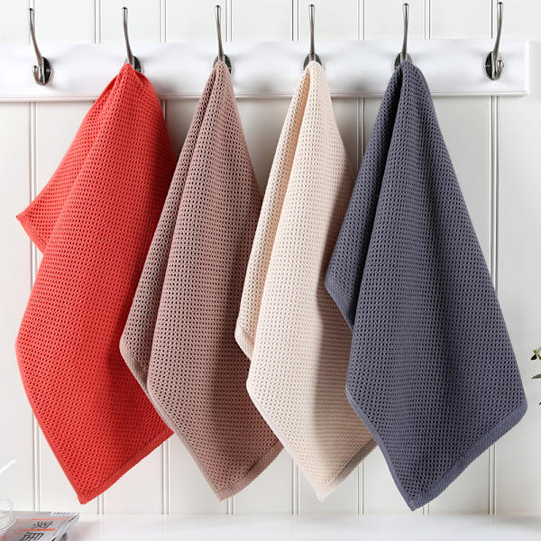1 (grå, våffelvävd) Krokar ingår ej Luddfritt mikrofiber h_tfrf