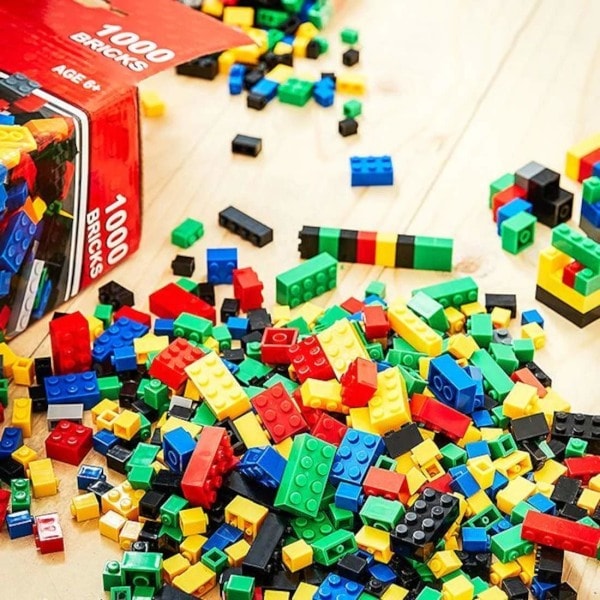 1000 Pieces Building Bricks Compatible with Most Major Brands