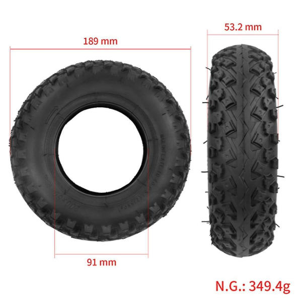 200x50 massivt däck för Speedway Mini 4 Pro bakhjul 8 tum elektrisk skoterdäck Mini 4 Pro bakre T szq