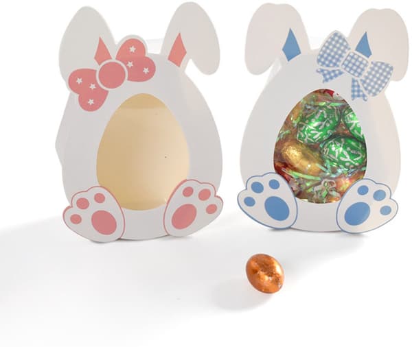 Easter Candy Packaging - Rabbit Series - Transparent Window - Two Colors - Festive Packaging