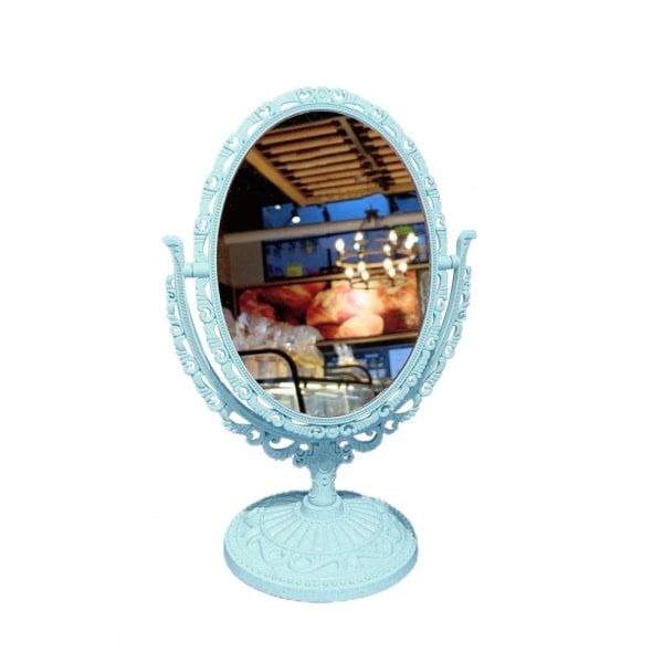 Sminkspegel Akryl Ensidig sminkspegel 360° sminkverktøy Lilla 2