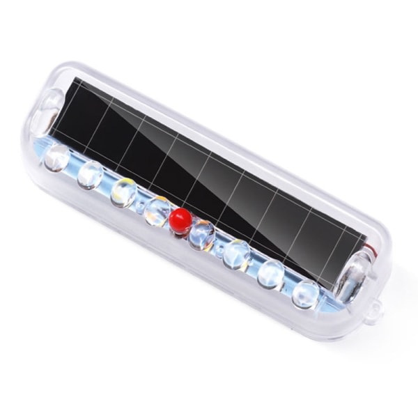 Solar LED Bil Inbrottslarm 10 LED St?ldbeskyttelsesljus Vib Muticolor A1