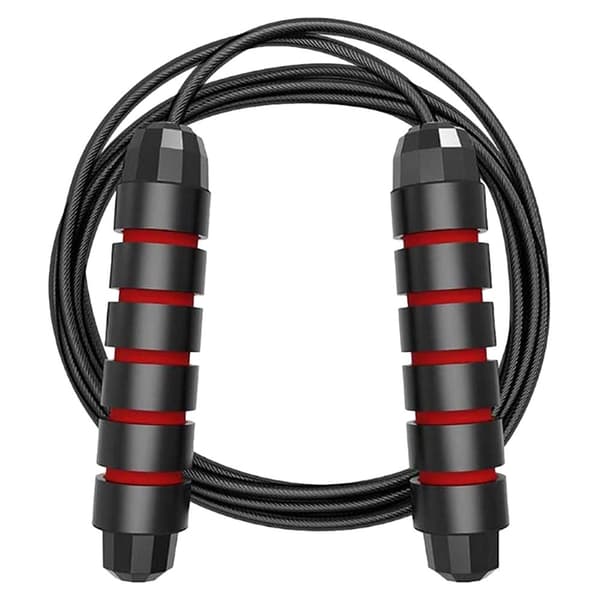 Hopprep med Kullager - Speed Rope Red Röd