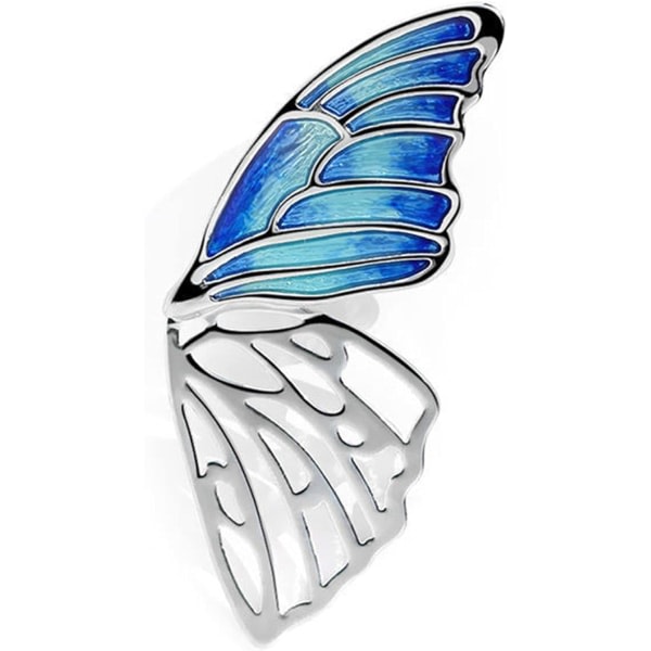 Heyone Butterfly Brosch Pins Chic Romantisk Elegant Strass Kristall Insekt Brosch Pin Dam Corsage Scarf Sjal Kläder