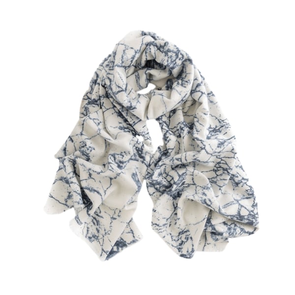 CDQ 1 ränder varm halsduk faux cashmere scarf kvinnlig höst och vinter