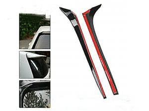 2x Fönsterspoiler sidovinge för VW Golf 7 7.5 Mk7 Mk7.5 2014-2018