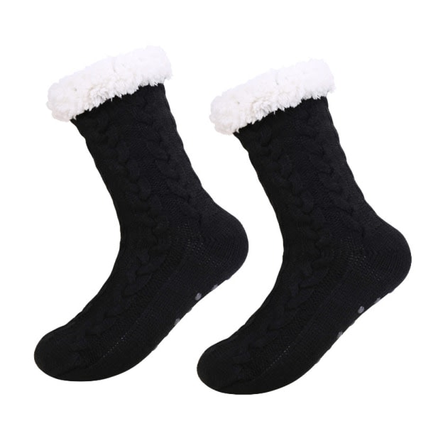 Fuzzy Slipper Socks Fluffy Mysiga Vintervarma strumpor