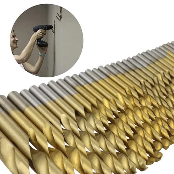 99 st HSS Borr Set Titaniumbelagd Höghastighetsstål Snabbväxling 99pcs Drill Bits 99pcs Drill Bits