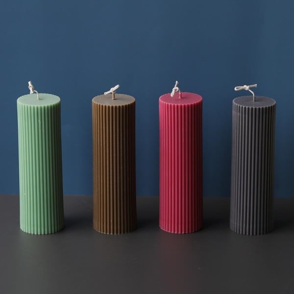 Ljusformar lys stearinlys DIY støbeforme i silikoneform YKE55019 stort langt spøgelsesstativ YKE55019 stort långt spöställ