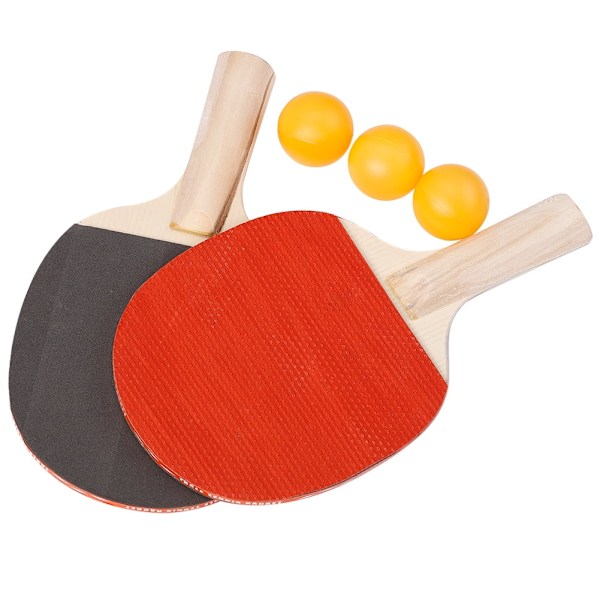 2-Spillers Bordtennis Bat Sæt, Ketsjere & 3 Bolde, Bordtennis