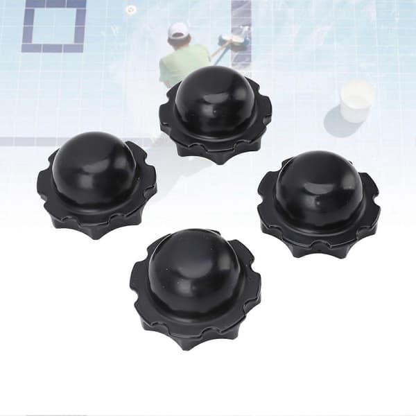 4 stk. Erstatningspropper til spabad til Lay-Z-Spa Bestway P6575 Holdbare sorte propper Jacuzzi-tilbehør til Whirlpool Sp [DB]_tfrf