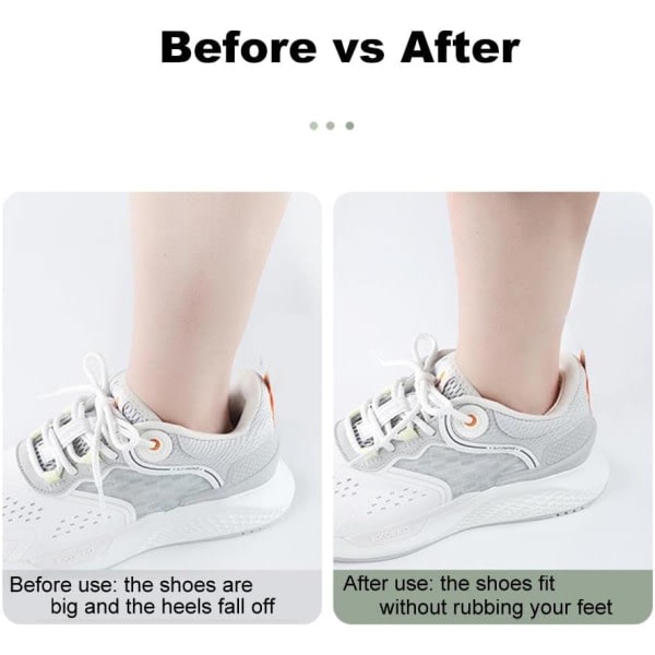 Hælbeskyttelse for skor som er for store, sulbeskyttelse for sneakers häl CDQ