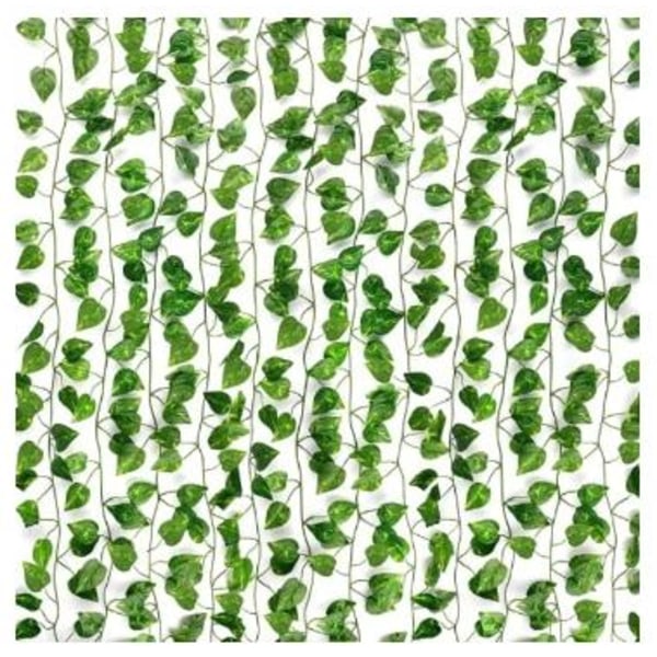 12:a Konstgjorda murgrönabladsväxter Falska hängande kransväxter zdq