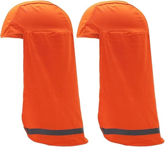 2 st Hård Hattskydd | Hattfoder Nackskydd med Reflexremsa | Snabbtorkande Nackskydd, Andningsbart Hattfoder för Cykling Utomhus