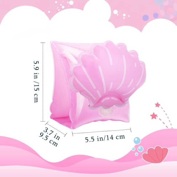 Simband för barn, Uppblåsbara armband (3-6 år), Arm Floatie ärmar Floater Tube Water Wings Barn Floatie Simband Floatie för småbarn