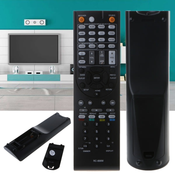 Udskiftningsfjernbetjening RC-898M til Onkyo TX-NR5008 TX-NR709 TX-NR646 TX-NR747 TX-NR545 AV-modtager Controller