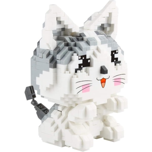 1022 bitar Cat Micro Building Blocks, Animal Mini Blocks Set KLJM-02 (Katt, Modell 2284) CDQ