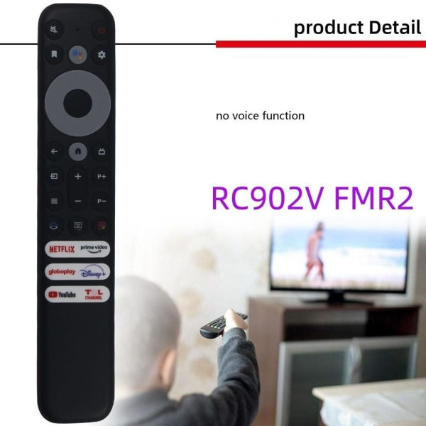 Fjernbetjening erstatning fjernbetjening til TCL RC902V FMR2 FMR4 5 7 6 9 RC902V FMR2 ingen stemme RC902V FMR2 no voice