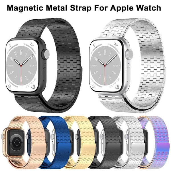 Magnetrem Milanese Band SORT 38/40/41MM sort black 38/40/41mm