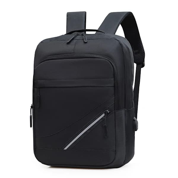 Portable Leisure Shoulder Bag, Notebook, USB Charging, Book Gift, Student Riding, 15-inch LOGO Activity Computer Bag Grey grey