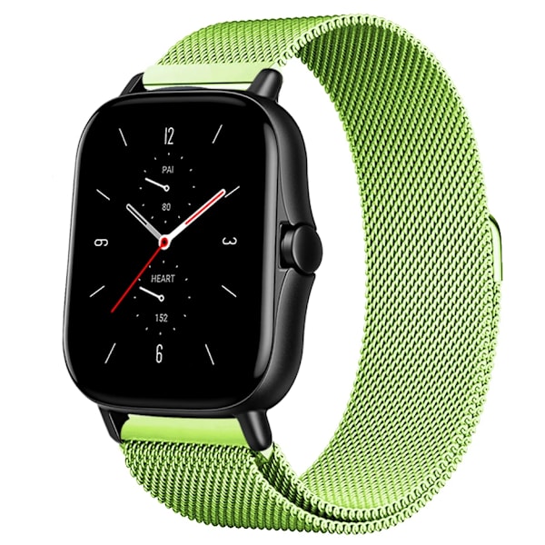 Magnetisk rem til Amazfit GTS/4/2/2e/GTS2 Mini/3/GTR 4/3/2/47mm 20mm 22mm metal mesh Smartwatch Mesh Amazfit Bip 5-rem Mint 22mm