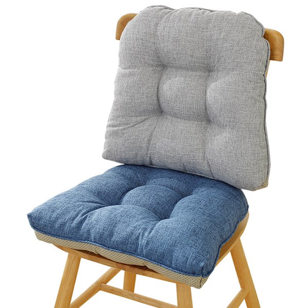 Halkfria stolsdynor för matstolar, 4-pack, 46*43*9 cm sittdyna med ba