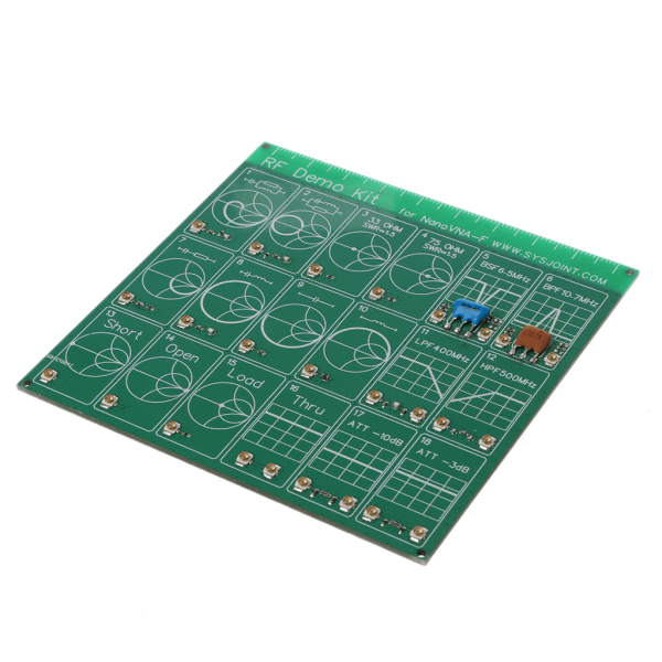 RF Demo Kit for NanoVNA VNA RF Test Board Tester Vector Network Test Filter/Dämpare med adapterkabel szq