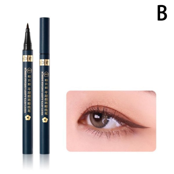 Meikkikynä Eyeliner Flytande Pen Varaktig Färg Non Halo-färgning Lätt 2# brown 1