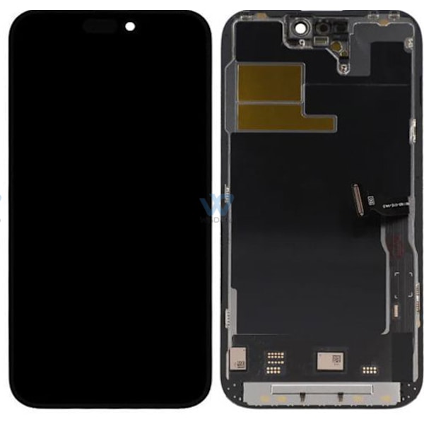 Erstatningsskærm til iPhone 14 Pro LCD sort black