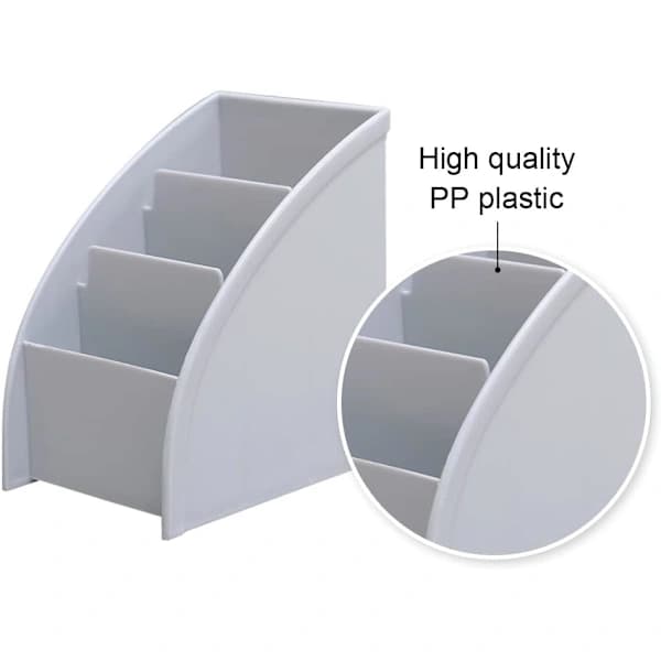 Desktop Organizer Trapezoid Remote Control Holder Creative Desk Organizer for Study Room Office Living Room Dressing Table