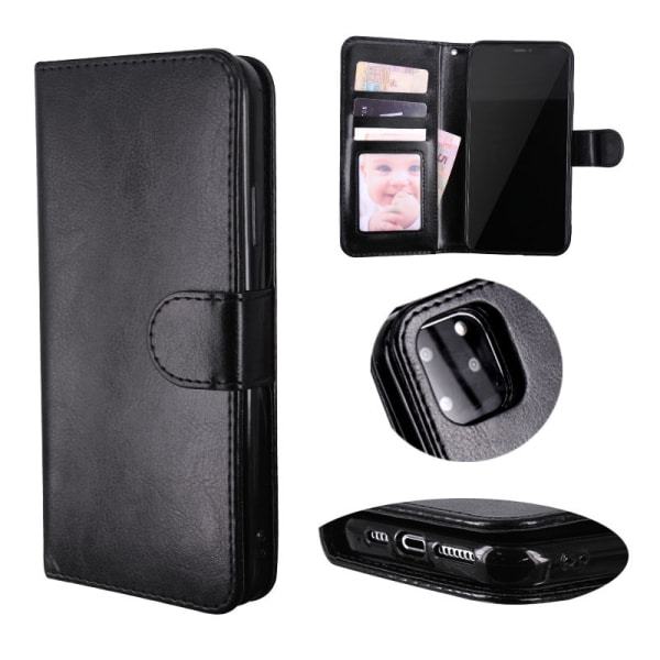 iPhone13Mini - Magnetisk 2-i-1 Flip Telefon Cover Sort iPhone13Mini