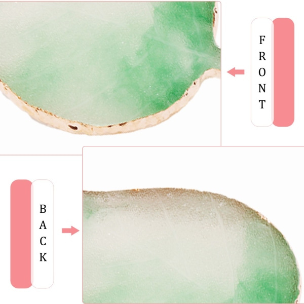 CDQ 2 ST Nail Art Leaf Palette Nail Display Board Verktyg
