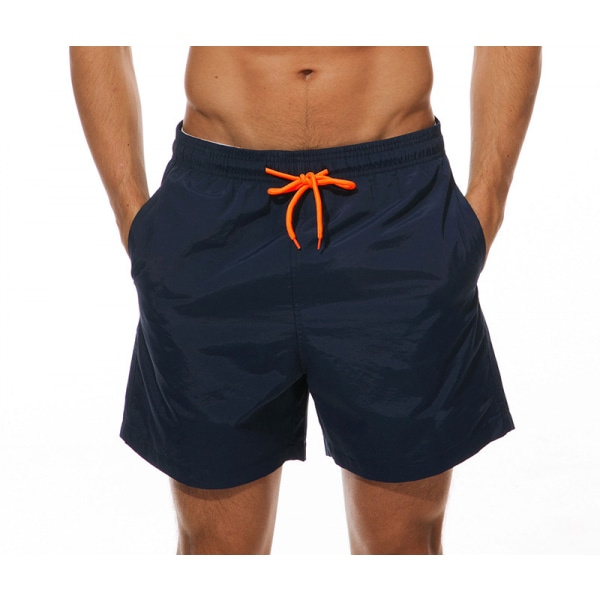 Wekity badbyxor för män Quick Dry strandshorts med blixtlåsfickor och mesh (YKC08) zdq