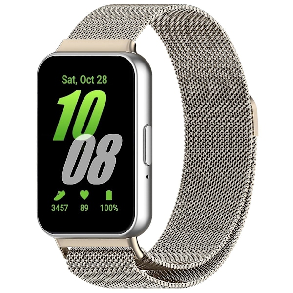 Milanese metalarmbånd til Samsung Galaxy Fit 3 Starlight