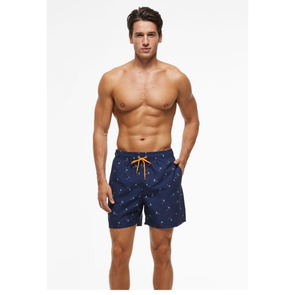 Wekity badbyxor för män, snabbtorkande shorts med fickor (YK07) zdq