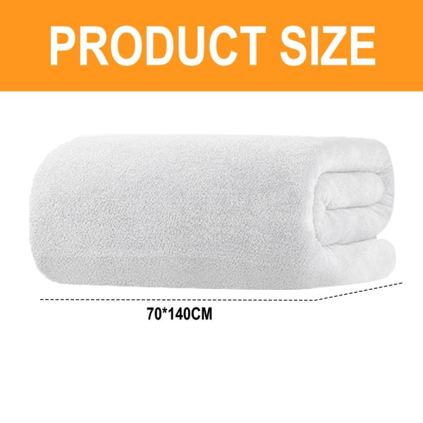 4-pak badehåndklæder - ekstra absorberende - mikrofiber - 70*140 cm Kombination 2
