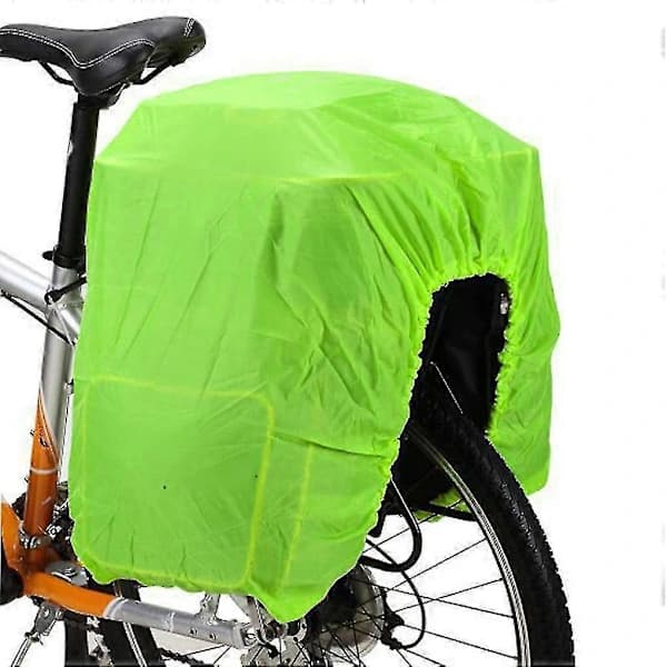 Cykelväska Regnskydd Vattentätt Vikbart Reflekterande Dammtätt för Bakre Packväskor och Bagageväskor Grön 126 x 66 cm