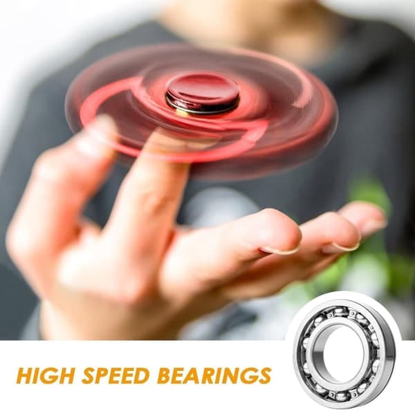 Fidget Spinners Legetøj, Sensorisk Hånd Fidget, Tri-Spinner Finger Fidget Spinner, Angst- og Stresslindrende Legetøj til Børn og Voksne_TF_TF Grön