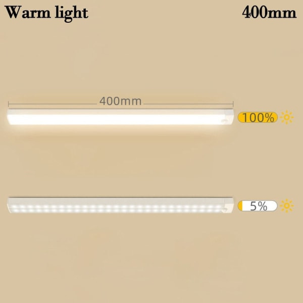 Skapbelysning Bevegelsessensor Lampe 400MWARM LIGHT VARMT LJUS 400mWarm light Warm light 400mWarm light