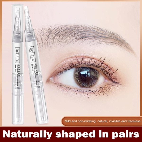 Dubbelt ögonlockslim Adhesive Osynlig Naturlig Big Eye Pen Gel Lo 01A 5