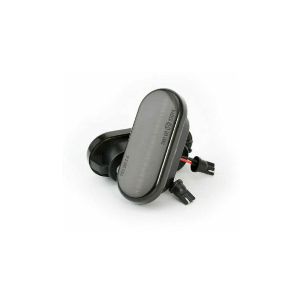 Dynamiske LED-sideblinklys, sorte røg blinklys udskiftning til FORD/SEAT/SKODA/VW/LUXFACTORY - Sort