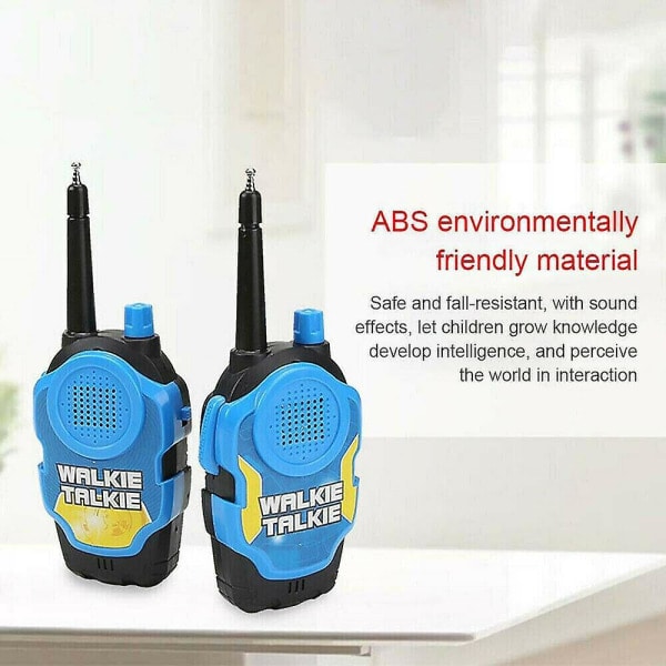 2st Barn Walkie Talkies Elektronisk Lång Räckvidd Walky Talky