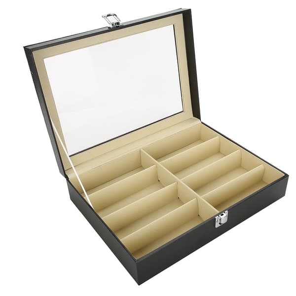 8 rum solbrille opbevaringsdisplay etui til brilleopbevaring