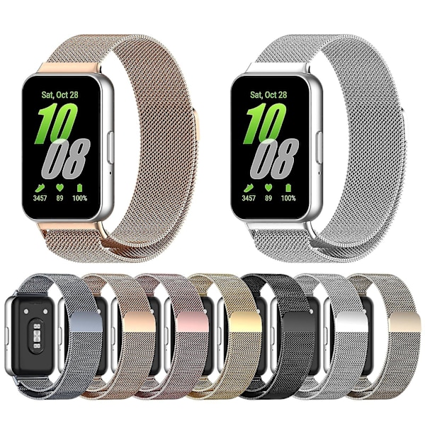 Milanese metalarmbånd til Samsung Galaxy Fit 3 Black