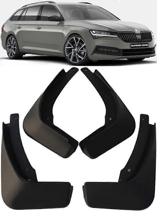 Original Stänkskydd Fram & Bak För 2015-2023 Skoda Superb Kombi