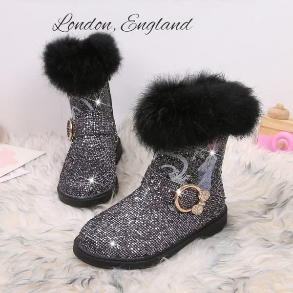 prinsesskor elsa skor barn festskor blå 19.1cm / storlek29 19.1cm / size29
