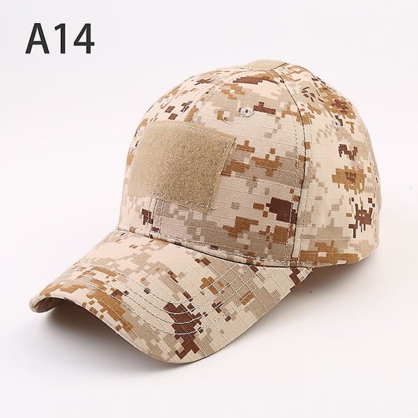 Baseballkepsar Camouflage Tactical Outdoo Soldier Combat Paintball Justerbar hatt Hfmqv