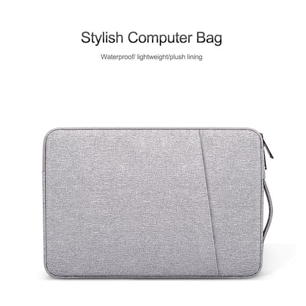 INF Laptop Taske 14.1 tommer/15.4 tommer Canvas Grå Grå-tfrf Grå